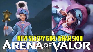 *NEW* SLEEPY GIRL ISHAR SKIN | AOV 3.0 | Arena of Valor | LiênQuânMobile | 傳說對決 | 펜타스톰 | 伝説対決