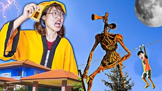 PHIM PHÁP SƯ TẬP SỰ  - Tổng Hợp Team Pháp Sư Hà Sam Đối Đầu Với Quỷ Đầu Loa Siren Head Và Cương Thi