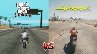 GTA SAN ANDREAS VS CYBERPUNK 2077 - Which Is Best? (Part 2)