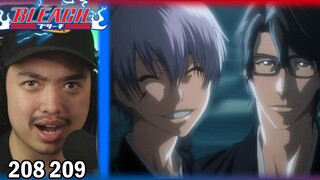 AIZEN MEETS KID GIN!! || Bleach Episode 208 209 Reaction