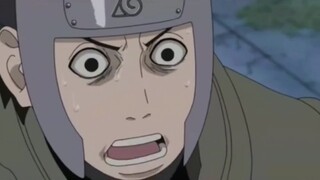 Naruto teases Yamato and scares him into having black circles under his eyes