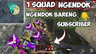 Ngendok di rank map Bermuda bareng subscriber 1 squad ngendok semua