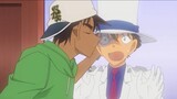Heiji almost kissed Kaito kid who was disguised as kazuha Detective conan Ep984