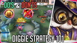 TIPS For Diggie STRAT From Best Build to Gameplay Emblem & Spell/Mobile Legends Tagalog Tutorial2021