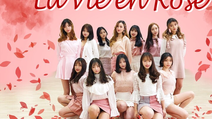 [Green Garden Dance Company] 12 people complete version of La Vie en Rose dance, one-click costume c