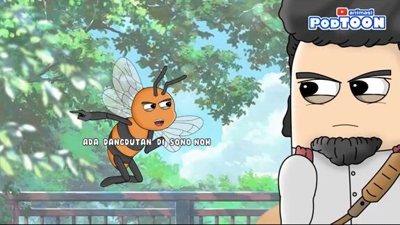 ini ceritanya gimana ratu lebah malah dangdutan😂#komedilucu#hiburanpodtoon