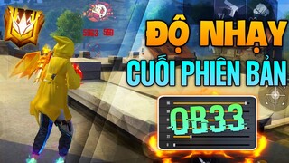 Cuối Phiên Bản OB33 Hãy Dùng Ngay Độ Nhạy Nút Bắn DPI Này