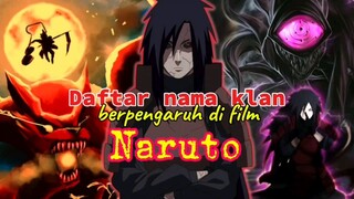 Daftar nama klan berpengaruh anime Naruto