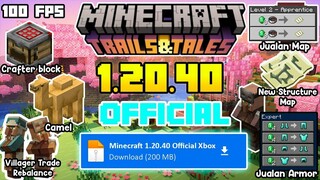 Update MCPE Terbaru❗❗|| Versi 1.20.40 Official || Bisa Login XBOX dan Main Server