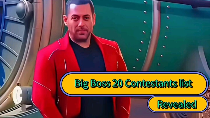 Bigg Boss 20 Full Contestant List Revealed 😱 #shorts #ytshorts #biggboss20 #elvishyadav #list #yt