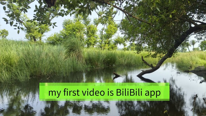 my first video upload BiliBili app on my first experience