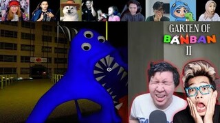 TERIAKAN GAMER DI JUMPSCARE NABNAB SI MONSTER LABA - LABA BIRU | Garten Of Banban 2 Indonesia