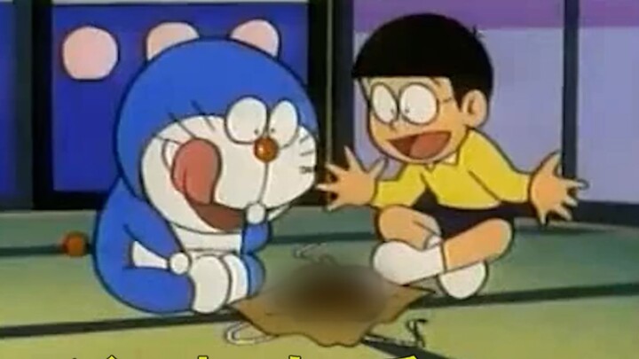 Nobita: Yoyoyo, bukankah ini Doraemon? Kita sudah beberapa hari tidak bertemu. Kenapa kamu belajar d