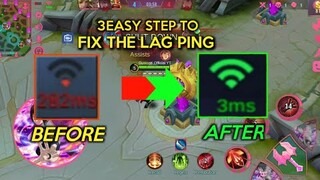 3 EASY STEP TO FIX PING LAG IN MOBILE LEGENDS | 2021