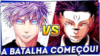 O ADEUS DE SATORU GOJO! COMEÇA A BATALHA FINAL CONTRA SUKUNA e KENJAKU! Jujutsu Kaisen 222