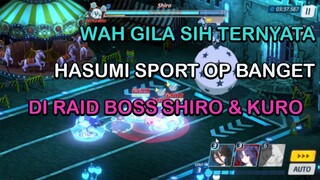 Duet NinNin & Hasumi Sport Di Raid Boss Shiro & Kuro - Blue Archive Indonesia