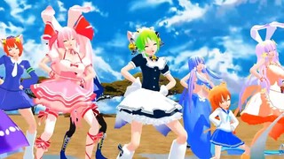 【mmd di gi charat】プリンセススクールで可愛くでごめん