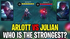 Arlott Vs Julian - Siapa Paling Sakit? MLBB