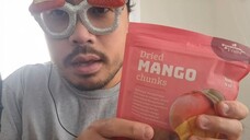 ASMR Eating Dried Mango & Google Maps: Blaak Rotterdam, The Netherlands 🇳🇱