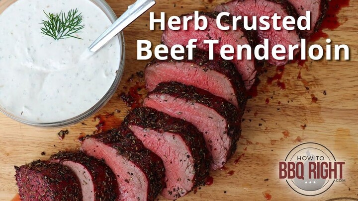 [YouTube BBQ Bro] Long time no see—tonight I’m bringing you herb-smoked beef tenderloin just for you