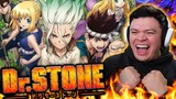 Reacting to All DR STONE Openings & Endings for the FIRST TIME