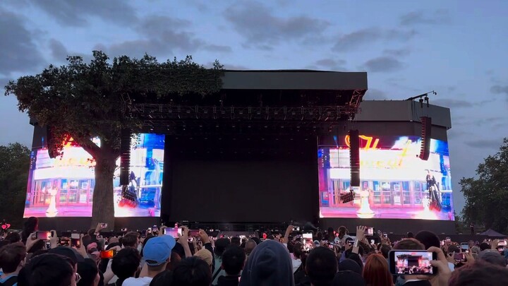 JENNIE ( You and Me remix and SOLO) BST Hyde Park London 07-02-2023 solo performance  ctto