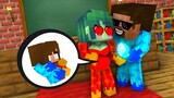 Monster School : FIRE ZOMBIE GIRL AND ICE HEROBRINE LOVE CURSE CHALLENGE - Minecraft Animation