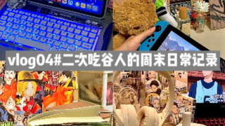 vlog04｜Second-time grain eater’s weekend stay-at-home record｜Volleyball boy｜Bluetooth keyboard｜Zelda