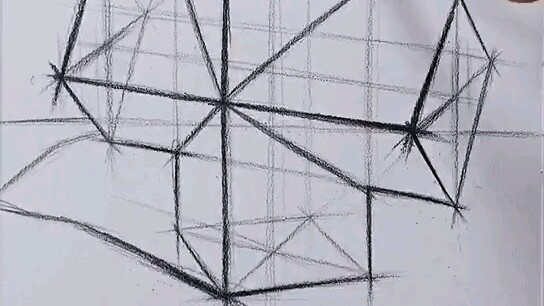 Sketching for Beginners: Intersecting Cross Shapes