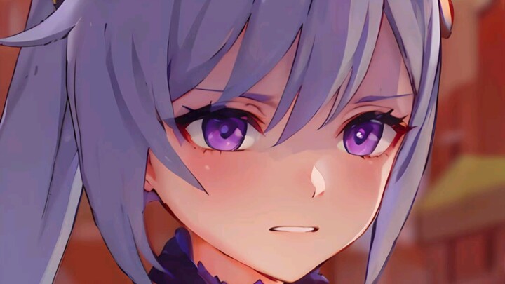 Keqing keeps saying it's disgusting, but in fact she really likes it! [AI Animation]