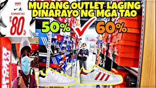 MURANG OUTLET STORE UP TO 80% OFF SALE ADIDAS,NIKE,UNDER ARMOUR,NB + APPARELS SULIT DINARAYO NG TAO!