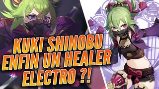 Shinobu Kuki, le kit détaillé ! Enfin un healer Electro ?! Que fait elle ? Genshin Impact FR