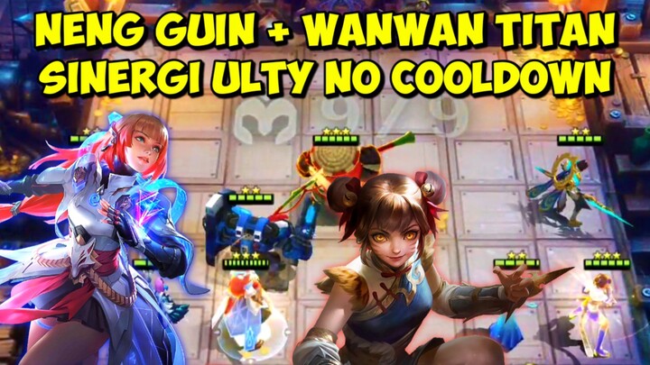 GUINEVERE + WANWAN TITAN, COMBO AUTO WIN DI MAGIC CHESS | MLBB