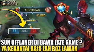 Sun Offlaner dibawa ke late auto jadi ez game banget ini mah
