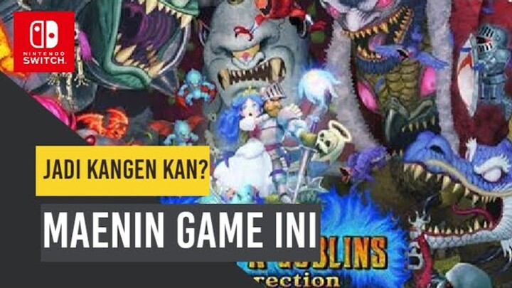 Ghosts n Goblins Resurrection Gameplay Nintendo Switch Indonesia - Handheld Mode