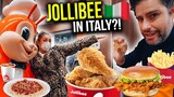 FOREIGNERS try JOLLIBEE in ITALY - DIFFERENT Taste and Menu?!