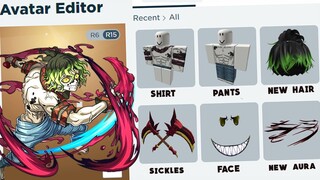 *NEW* How to make GYUTARO avatar in Roblox | Demon Slayer Cosplay 2022