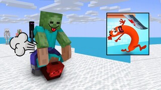 Monster School : GET WELL RUN CHALLENGE - Funny Minecraf Animation