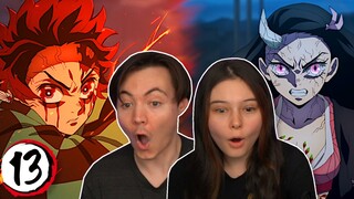 Demon Slayer Entertainment District Arc 2x13 REACTION! | Kimetsu No Yaiba Season 2