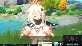 Genshin Impact Gameplay - The Mysterious Dragon and Learning Attack Combo