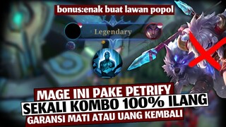 Mage Ini Pake Petrify SEKALI KOMBO PASTI ILANG(Bonus:Bikin Takut User Popol)Mobile Legends Indonesia