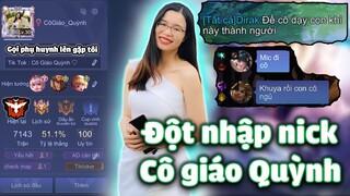 Hack acc cô giáo Quỳnh đột nhập KTG dạy học và cái kết