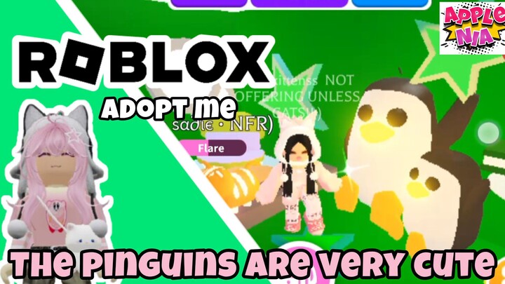 Roblox : Adopt Me 🍎 The Pinguins Are Very Cute 🐧