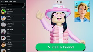 NEW ROBLOX UPDATE CALL PEOPLE ON ROBLOX...