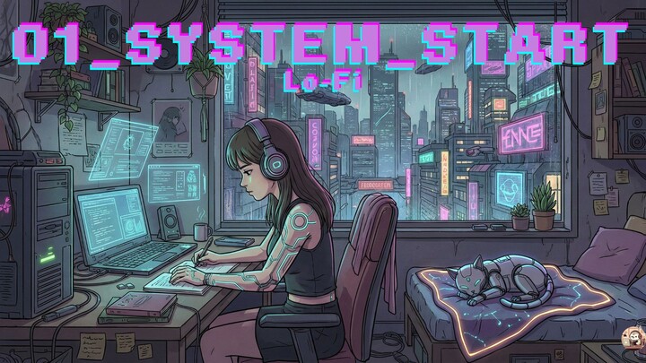 01 System Start: Boot Up Your Brain - Synthwave Music for Deep Work
