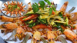 Anh Lee BTR | Món HOT trend Tôm Sốt Thái chua chua cay cay tê tái đã miệng, công thức làm sốt Thái