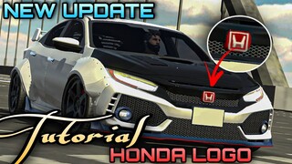 Logo/Emblem Tutorial | Honda Civic Type R in Car Parking Multiplayer New Update