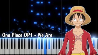 One Piece OP1 - We Are (Piano Cover)