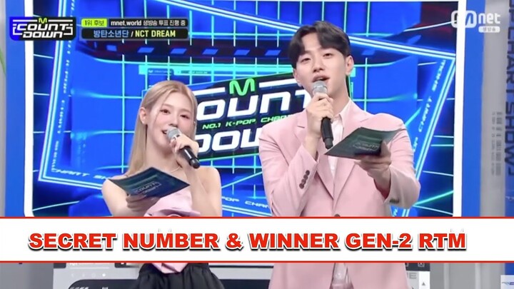 SECRET NUMBER & WINNER GEN-2 RTM MCOUNTDOWN