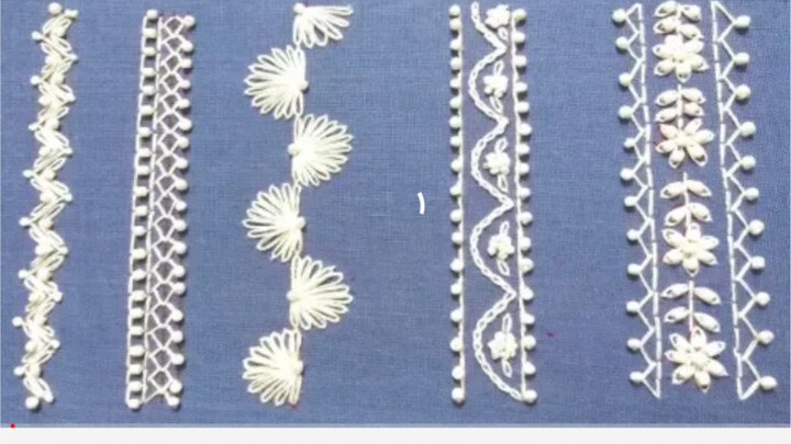[Embroidery Tutorial] Fancy Lace Pattern Embroidery DIY (Reposted)